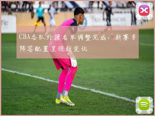 CBA各队外援名单调整完成，新赛季阵容配置呈现新变化